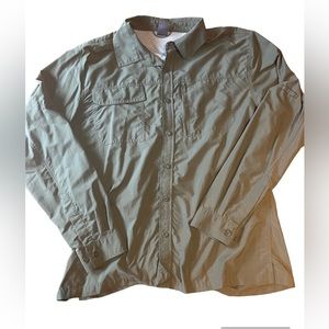 Mens long sleeve outdoor button up